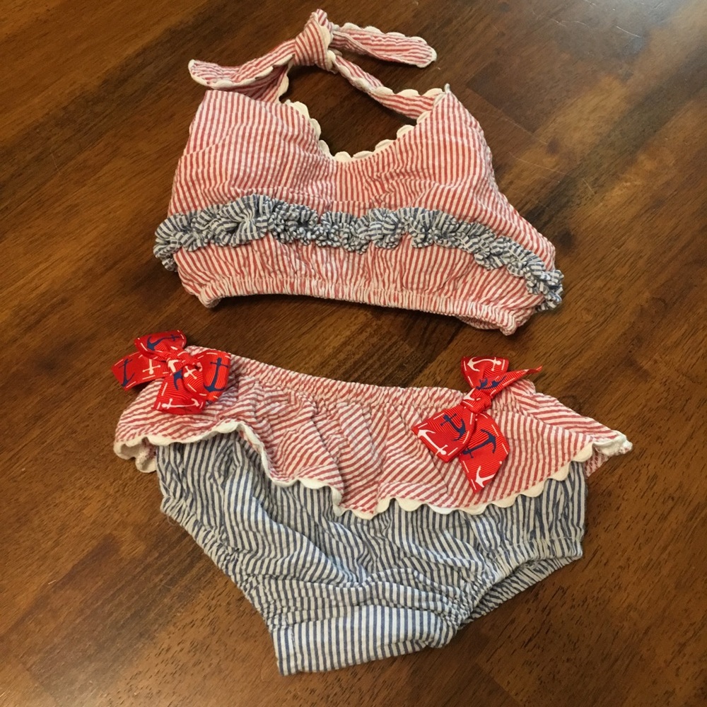 Nautical Baby Swimsuit